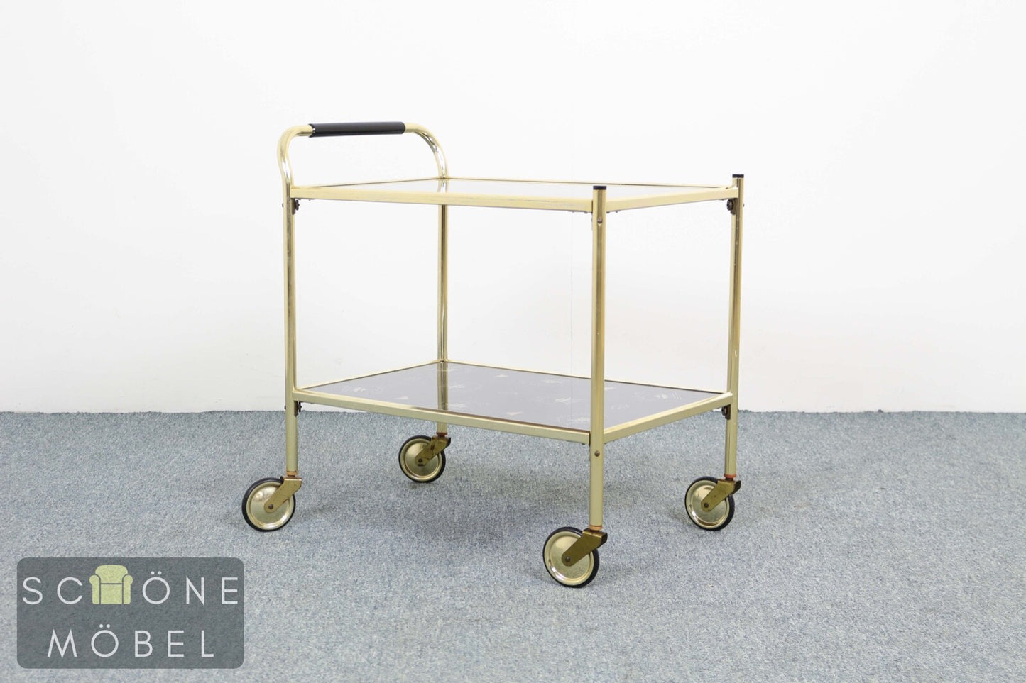 Vintage Teewagen Retro Beistelltisch Servierwagen roll Tisch Coffee Tabl 50er J.
