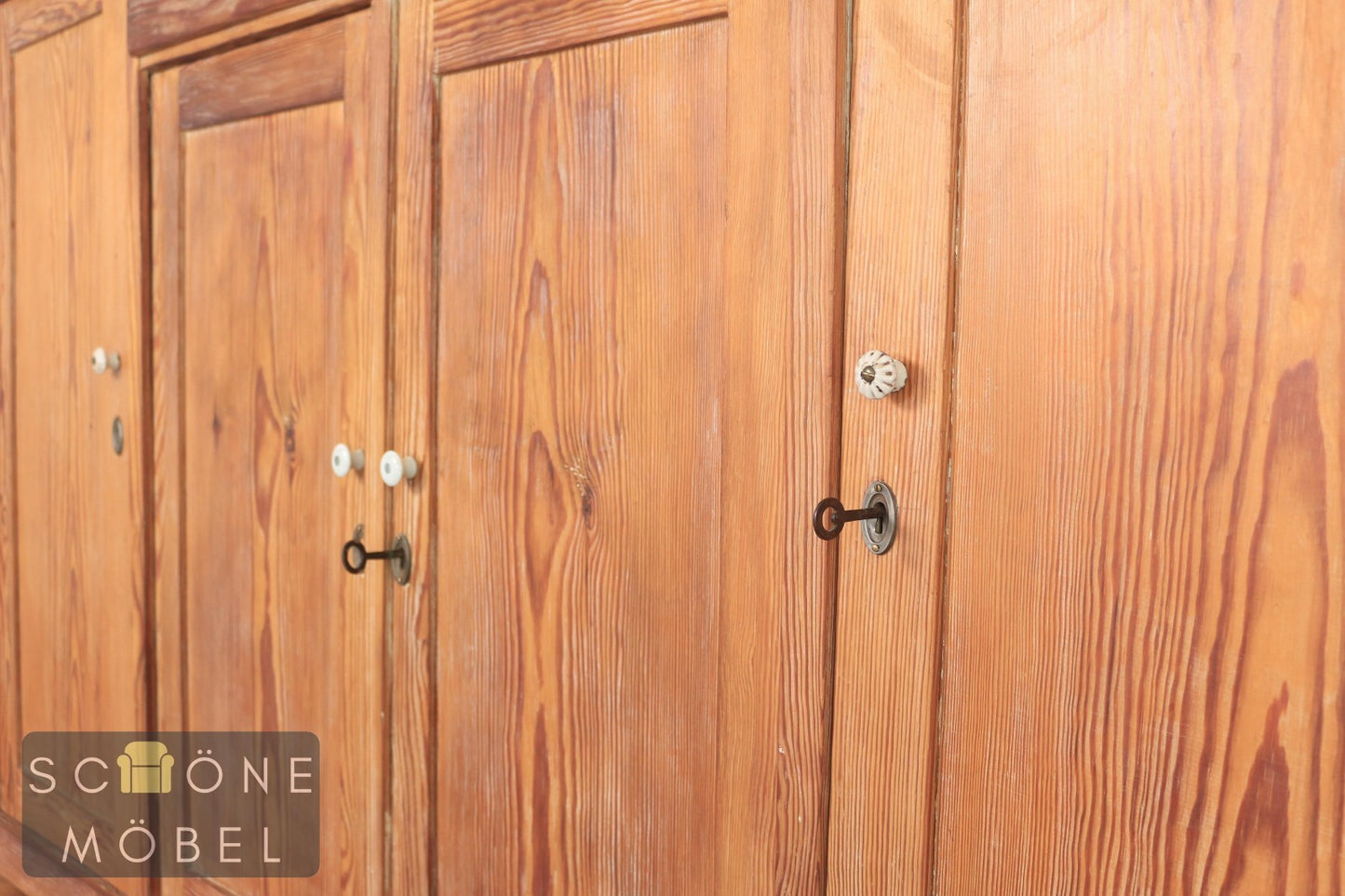 Schöner Jugendstil Küchenschrank Vintage Buffet Retro Küchenbuffet Massivholz