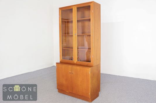 Dyrlund Teak Vitrine Danish Design Mid Century Glas Schrank Vintage Teakholz