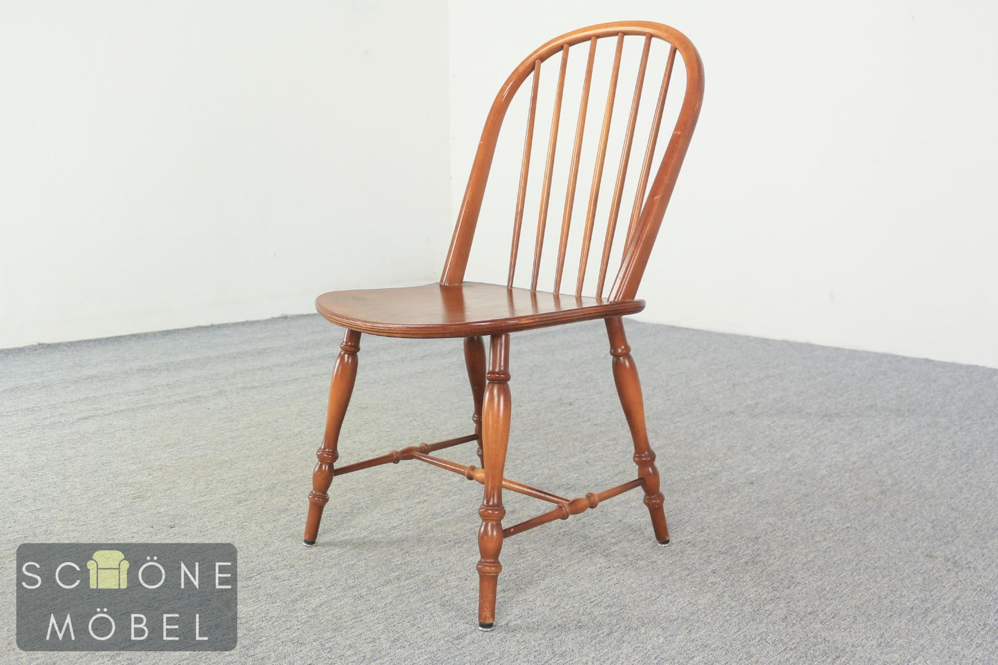 Vintage Stuhl Retro Esszimmer Stühle Mid Century Windsor Holzstuhl Colonial