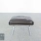 Leder Fußhocker dunkelbraun Mid-Century-inspiriert Hocker im Danish Design