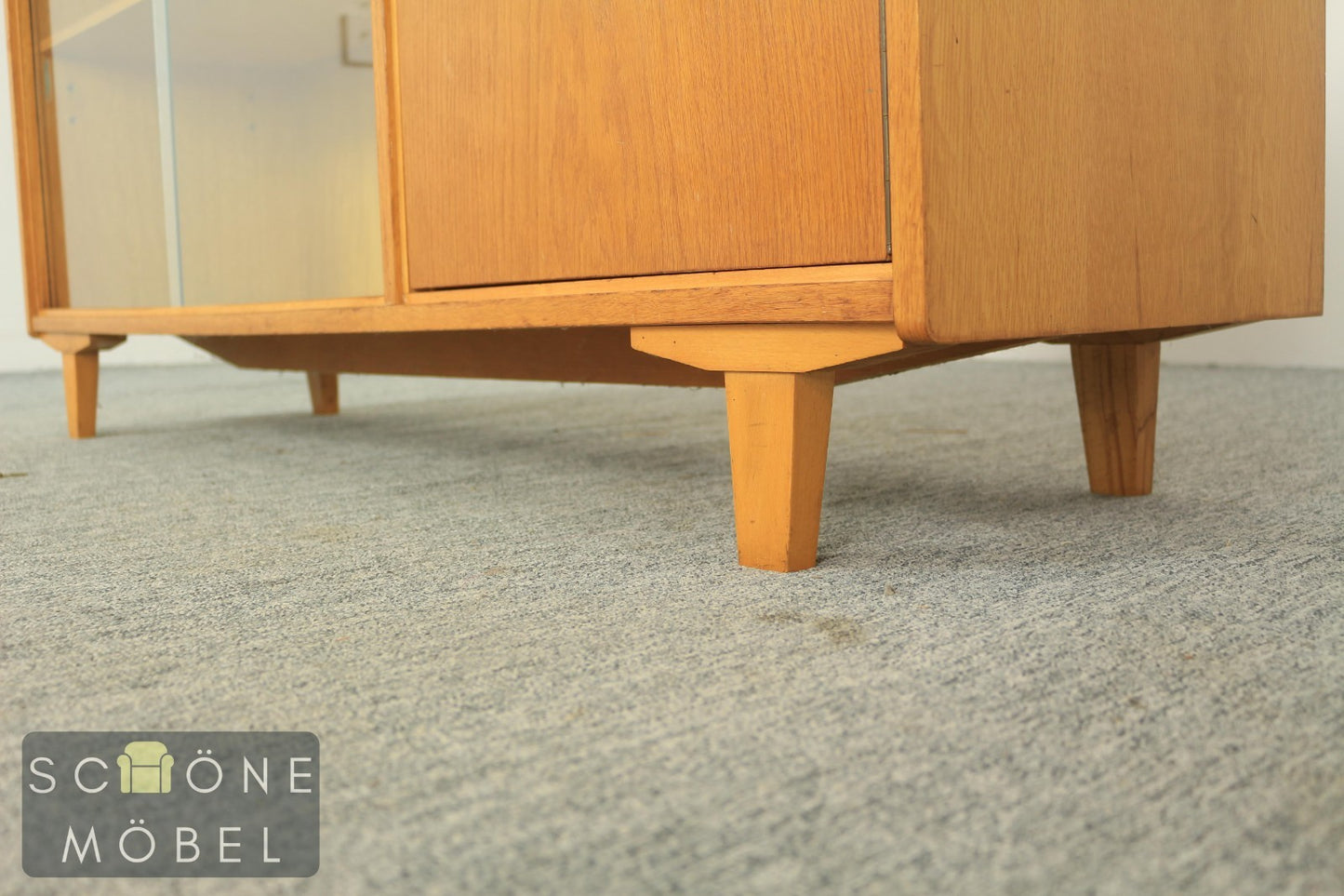 60er Jahre Sideboard Retro Kommode Mid Century Vitrine Vintage Schränkchen