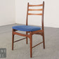 4 Danish Design Vintage Stühle Mid Century Retro Essstühle Stuhl 60er Jahre