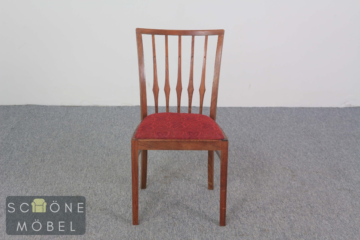 Vintage Stuhl Retro Esszimmer Chair Mid-Century Holzstuhl Skandinavisch