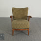 Art Deco Sessel Mid Century Wiener Geflecht Armchair Armlehnsessel Polstermöbel