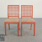 2er Set Vintage Stuhl Holz gepolstert Danish Desige Holzstühle Duo Vintage