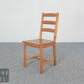 2er Set schlichte Vintage Esszimmer Landhaus Stühle Holzstühle Duo Vintage