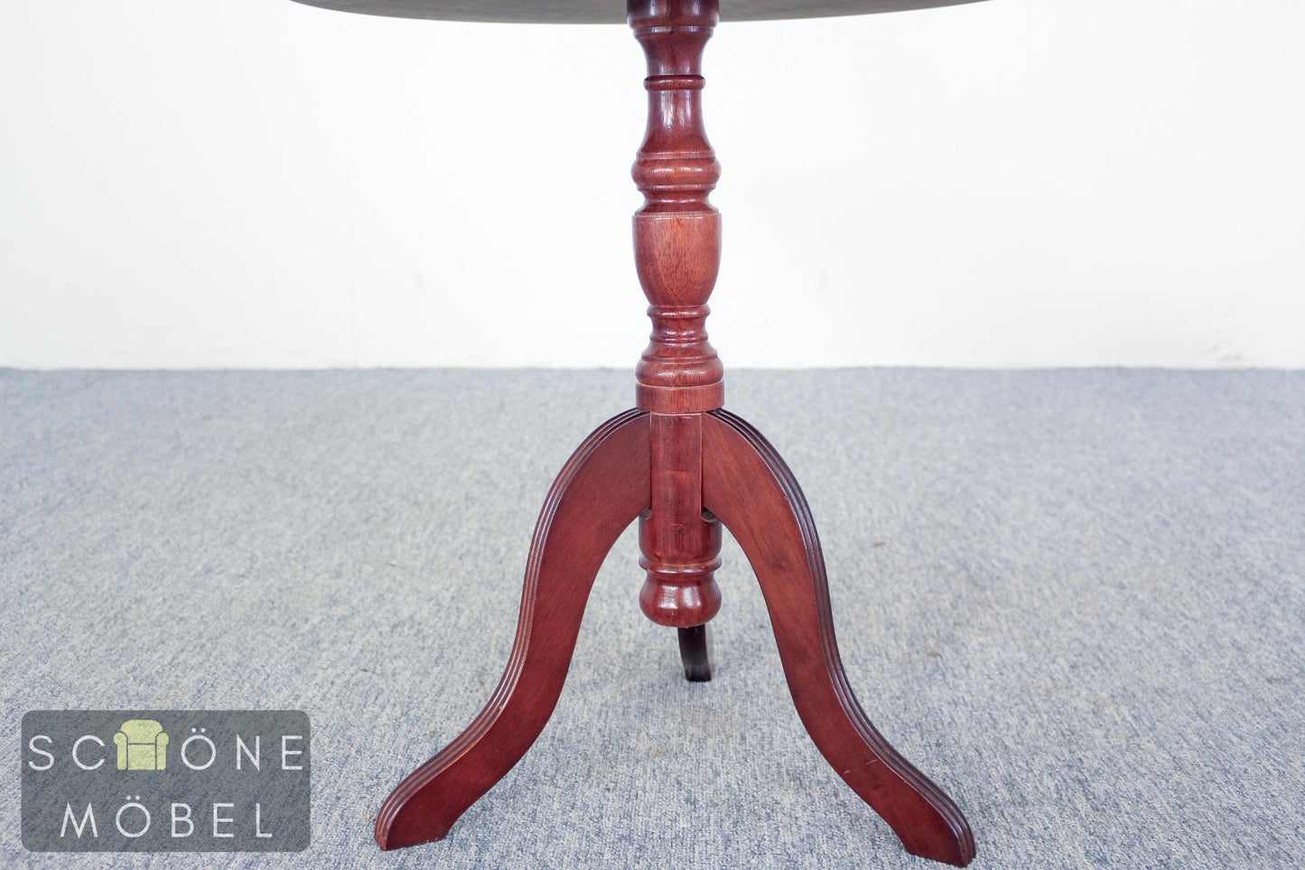 Eleganter Runder Regency Stil Beistelltisch im Biedermeier Stil Ablagetisch