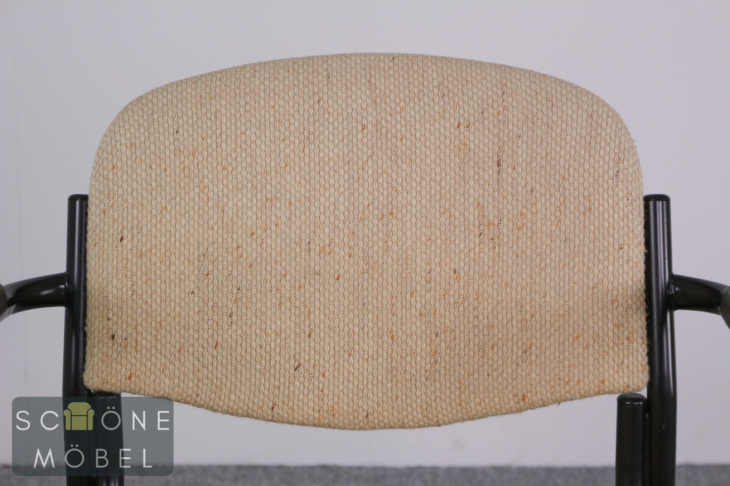 Vintage Armlehnstuhl Besucherstuhl Freischwinger Bauhaus Stil Creme