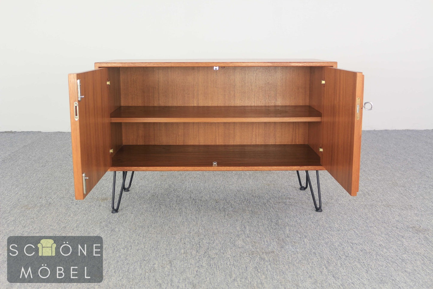 Mid Century Sideboard Danish Design Vintage Anrichte Retro Kommode Hairpin Legs