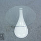 2x Set Moderne Nachttische Glas Weiß Space Age Vintage 70er Design Beistelltisch