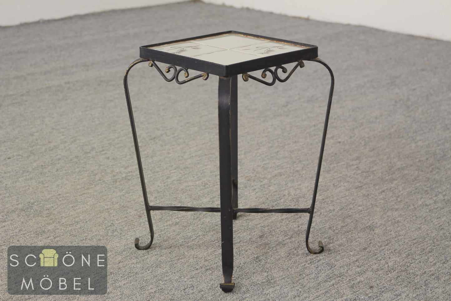 Hübsche Blumensäule Pflanzenständer Tisch Vintage Blumenständer Beistelltisch