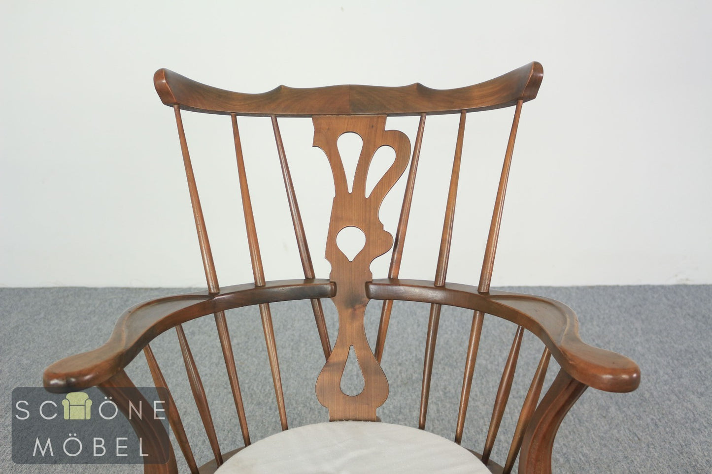 Antik Stil Armlehnstuhl Windsor aus Massivholz Esszimmerstuhl