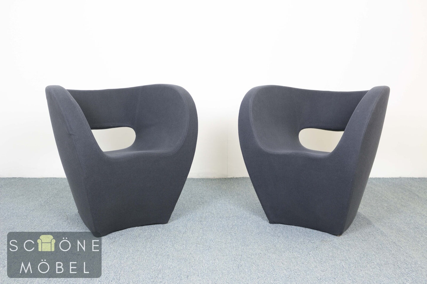 Moroso Designer Sessel Albert & Victoria Modern Chair Made in Italy Armchair