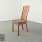 6er Set Vintage Stuhl Retro Esszimmer Chair Mid-Century Holzstuhl Skandinavisch