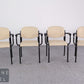 Vintage Armlehnstuhl Besucherstuhl Freischwinger Bauhaus Stil Creme