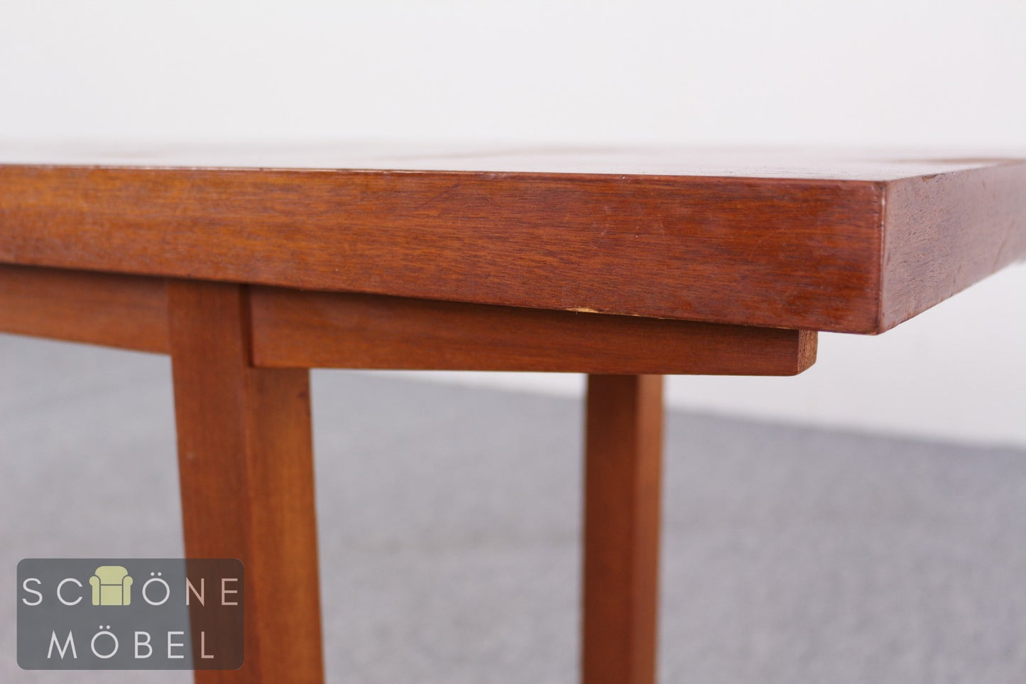 Massiver Couchtisch Sofatisch Holztisch Vintage Mid Century Teak Stil