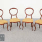 Antik Stil Stuhl Rundrücken Esszimmerstuhl Massivholz Rokoko Biedermeier Vintage