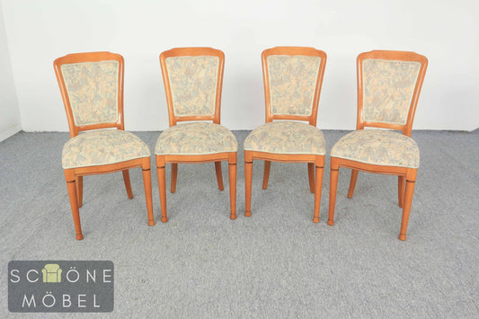 4er Set Esszimmer Retro Stühle Vintage Chair Antik Stil Stuhl Essstühle