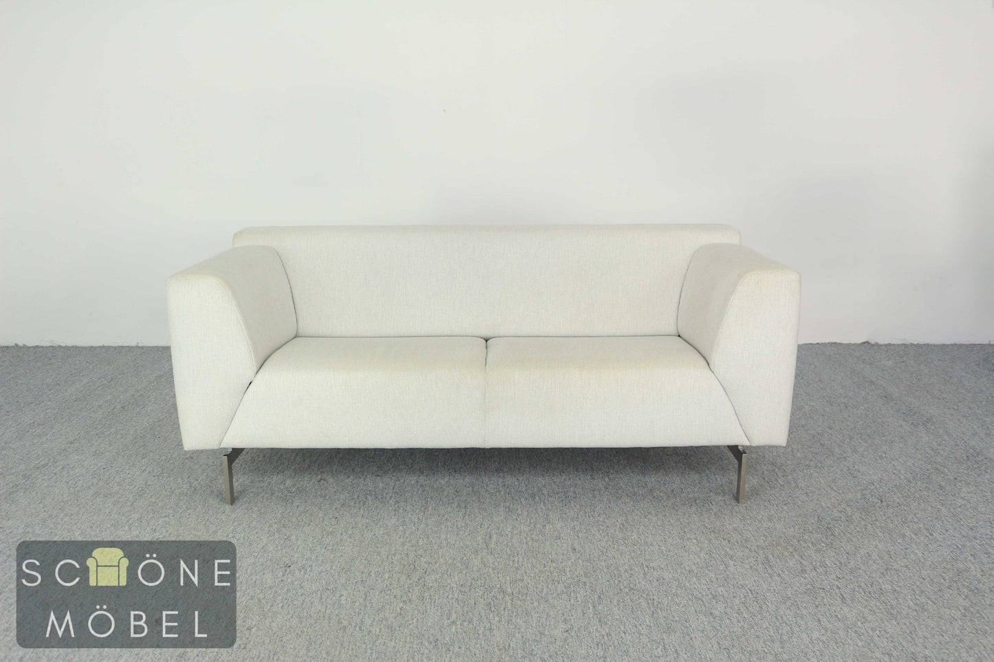 Sofa Moderner 2 Sitzer Designklassiker Marke Rolf Benz Bauhaus-inspiriert Couch