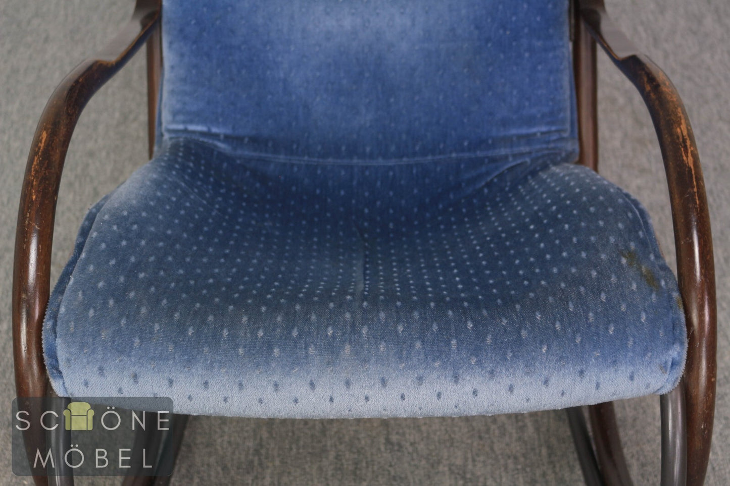 Schweizer Schaukelstuhl von Paul Tuttle "Nonna" Ruhestuhl Vintage Chair Armchair