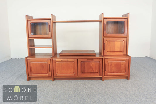 Danish Design Vintage TV Board Schrank Schrankwand Mid Century Vitrine