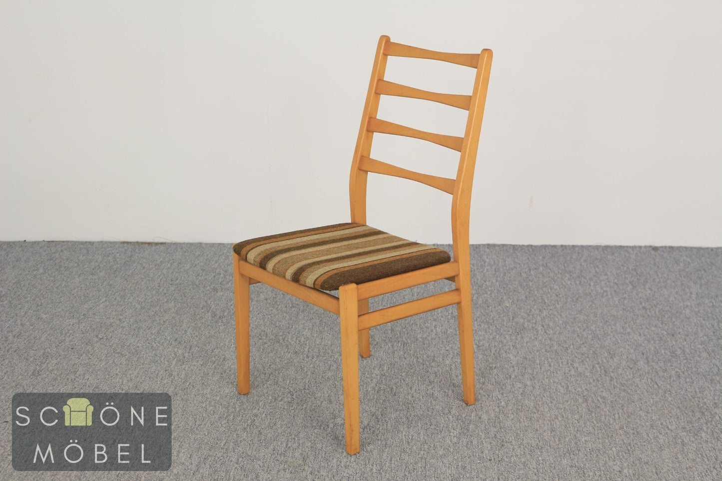 Vintage Stuhl Retro Esszimmer Chair Mid-Century Holzstuhl Skandinavisch