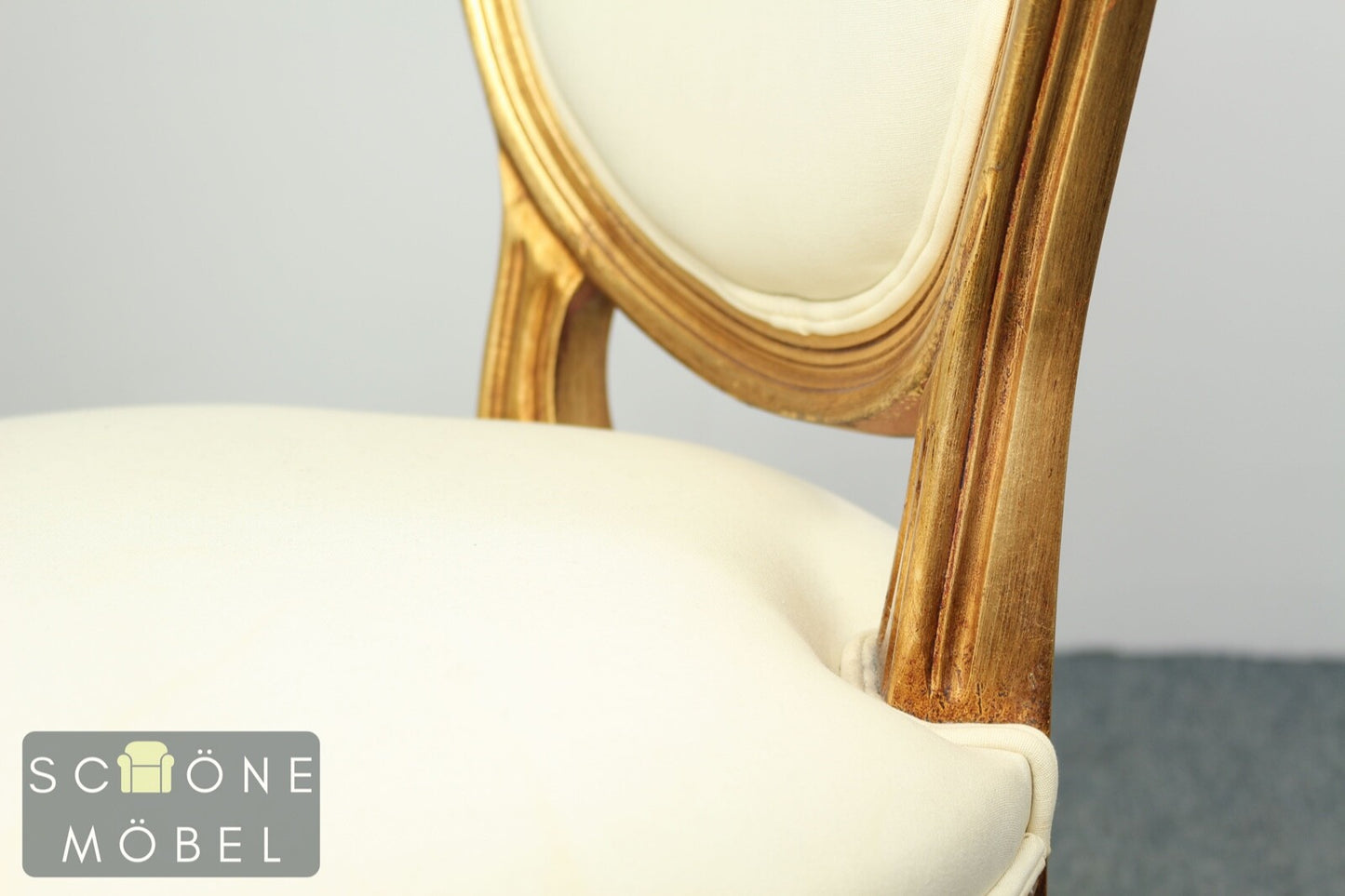 Schöner Antik Stil Stuhl Louis XVI Design Chair Essstuhl Shabby Vintage French