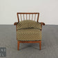 Art Deco Sessel Mid Century Wiener Geflecht Armchair Armlehnsessel Polstermöbel