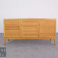 Vintage Sideboard mit Wiener Geflecht Rattan Kommode Danish Design Retro
