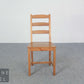 2er Set schlichte Vintage Esszimmer Landhaus Stühle Holzstühle Duo Vintage