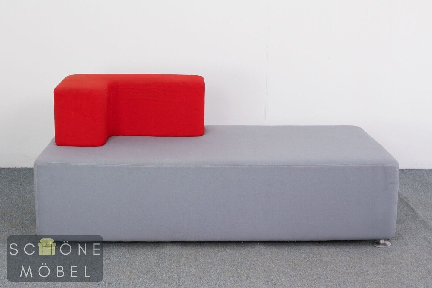 Modernes Steelcase Designer Sofa 3 Sitzer 3er Büro Couch Made in France