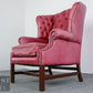 Chesterfield Ohrensessel Ledersessel Echtleder Sessel 1er Leder Armchair English