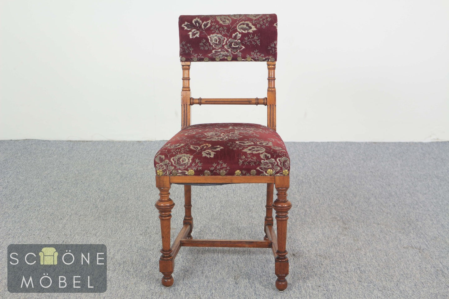 Wunderschöner Barock Design Stuhl Massivholz Antik Stil Vintage