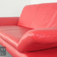 KOINOR Designersofa Leder rot 2er Sofa Echtleder Couch Couchgarnitur 2 Sitzer