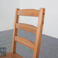 2er Set schlichte Vintage Esszimmer Landhaus Stühle Holzstühle Duo Vintage
