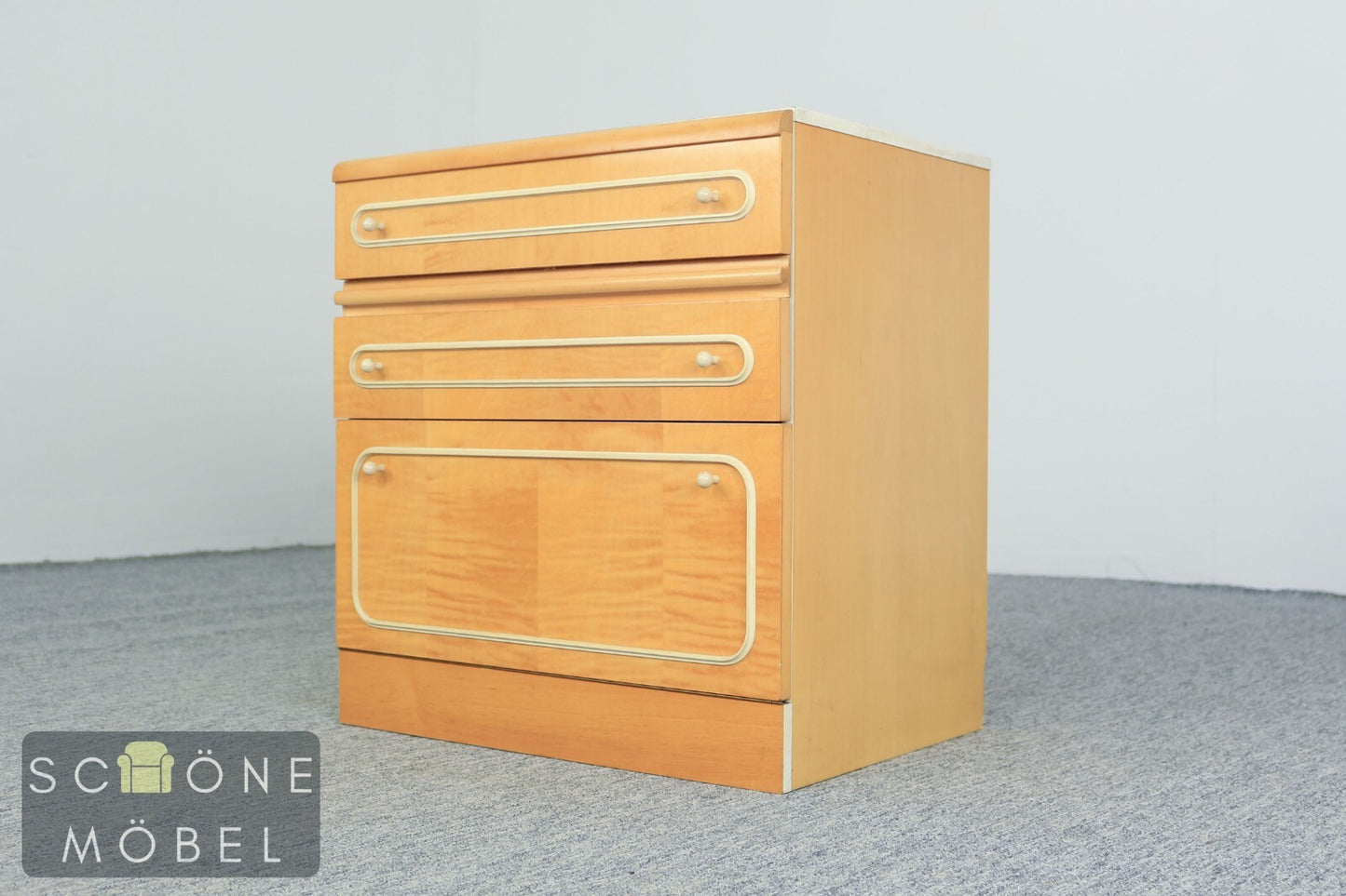 2 Vintage Nachttische Retro Schränkchen Telefontisch Kommode 70er 80er Jahre