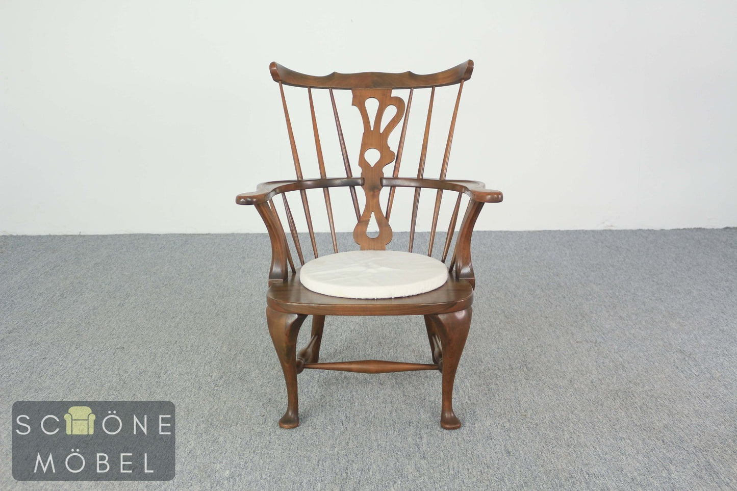 Antik Stil Armlehnstuhl Windsor aus Massivholz Esszimmerstuhl