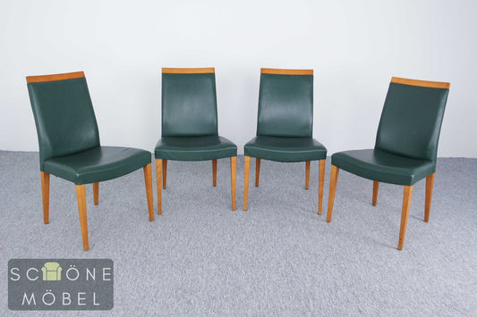 Hübsche Leder Stühle Essstühle Café Stuhl Chair Gastro Möbel ca. 100 Stück