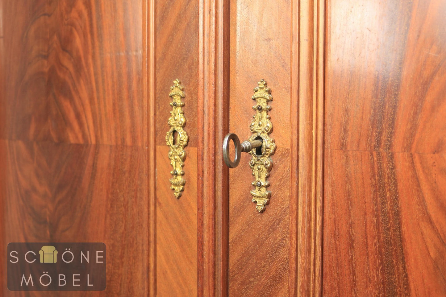 Wunderschöner Gründerzeit Kleiderschrank Garderobe Antik Stil Schrank Wardrobe