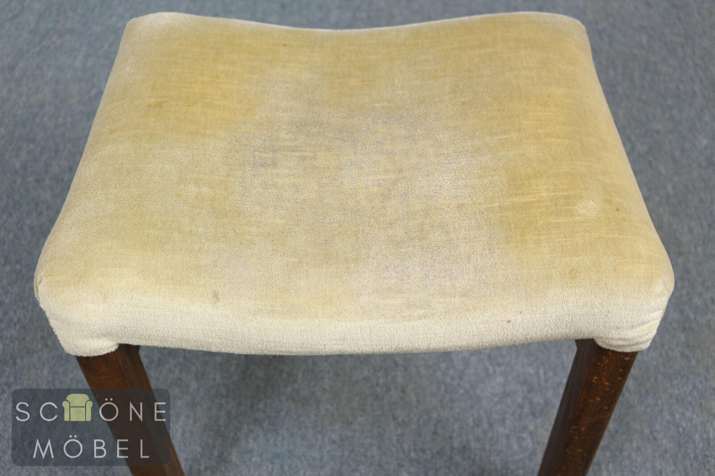 30er 40er Jahre Design Hocker Antik Stil Fußhocker Stuhl Chair Art Deco