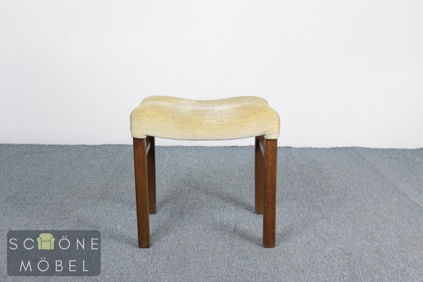 30er 40er Jahre Design Hocker Antik Stil Fußhocker Stuhl Chair Art Deco