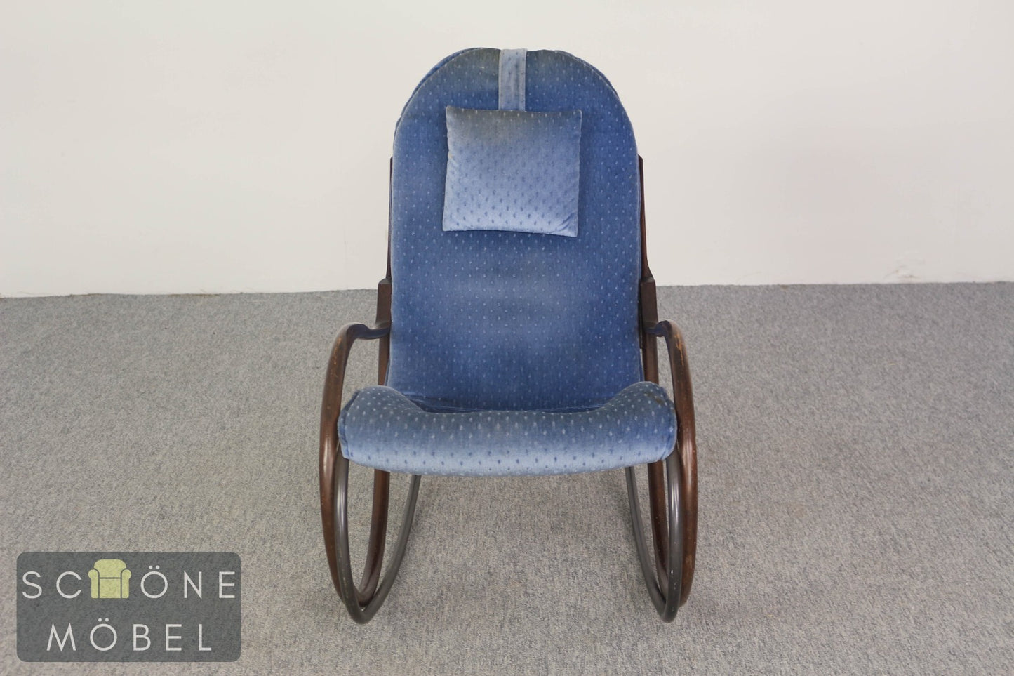 Schweizer Schaukelstuhl von Paul Tuttle "Nonna" Ruhestuhl Vintage Chair Armchair