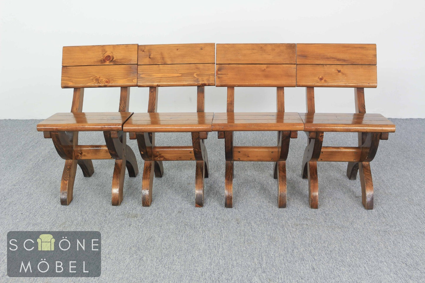 40x Garten Stuhl Terrassen Möbel Tavernen Holzstuhl Barhocker Landhausstil