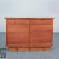 Elegante Art Deco 30er 40er Jahre Anrichte mit Glasplatte – Klassiker Sideboard