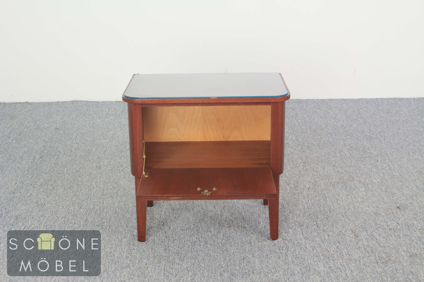 Vintage Nachttische Retro Schränkchen Mid-Century Side Table 60er Jahre