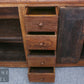 Schöne Antik Stil Vitrine Glasschrank Englisches Design Kommode Geschirrschrank