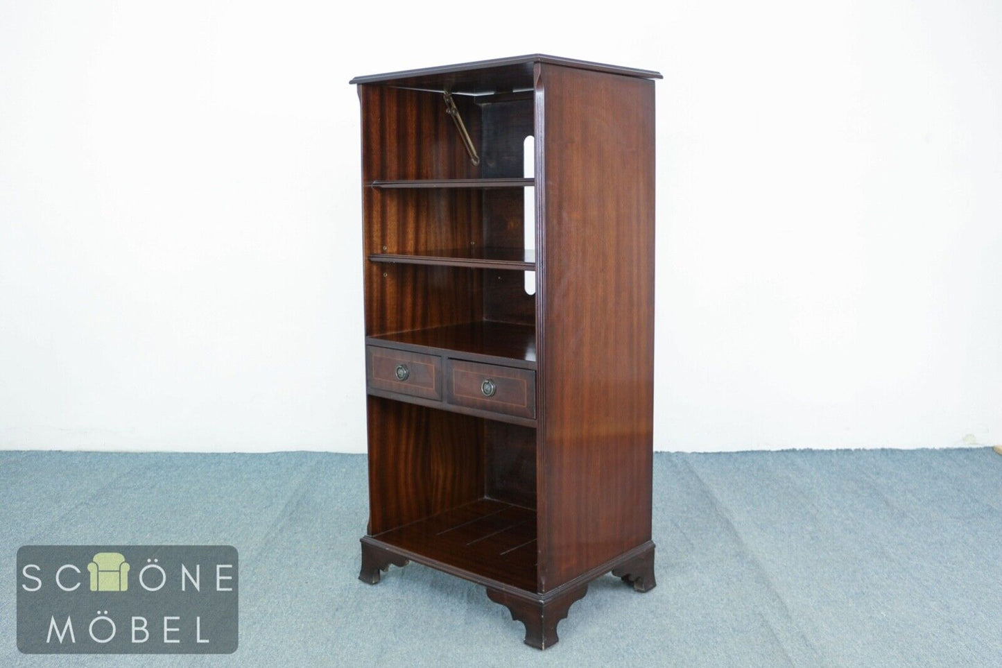 Schönes Englisches Design HiFi Schränkchen Kommode Antik Stil Regal Vertiko