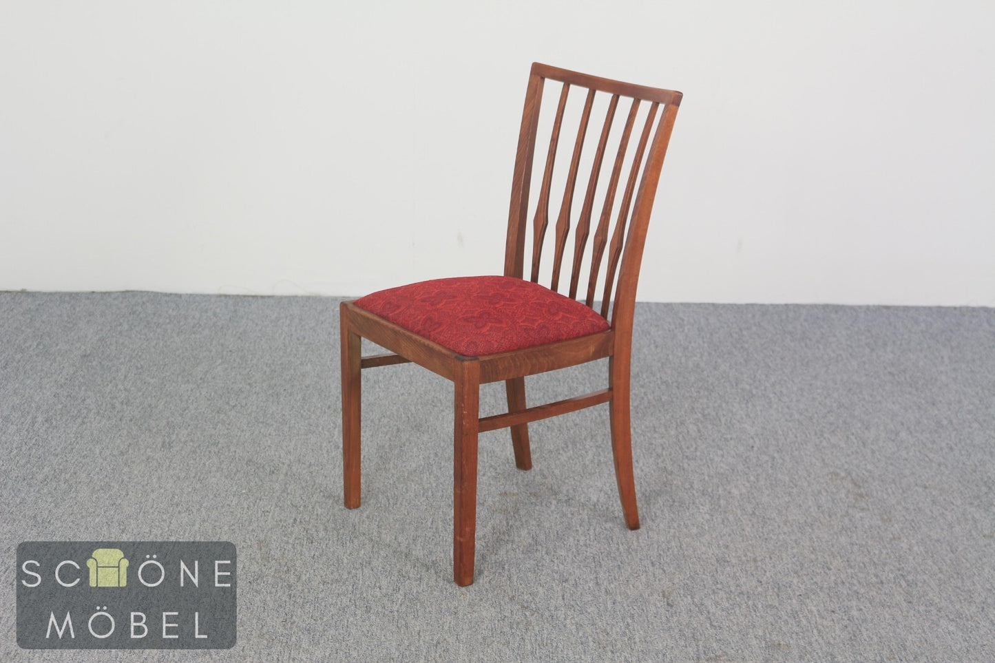 Vintage Stuhl Retro Esszimmer Chair Mid-Century Holzstuhl Skandinavisch