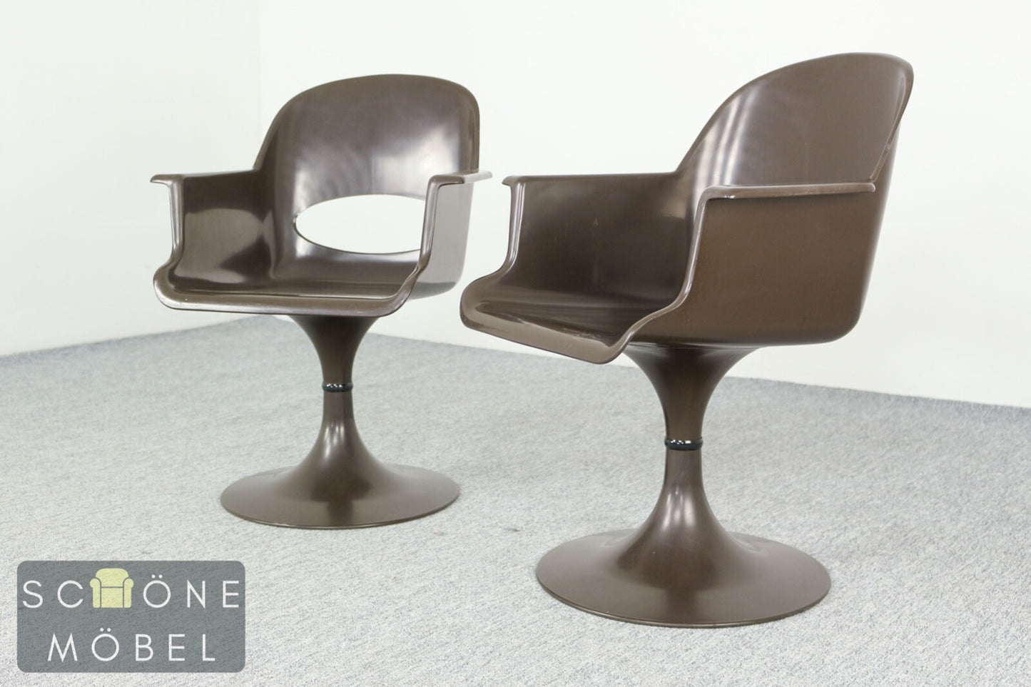 KURZ Vintage Tisch Retro Drehstühle Mid Century Table Space Age Esstisch 70er